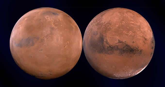 La Luna Cava Gorey Goode Due Emisferi di Marte