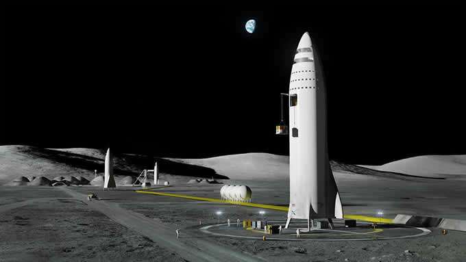 Elon Musk Base sulla Luna Elon Musk Base sulla Luna